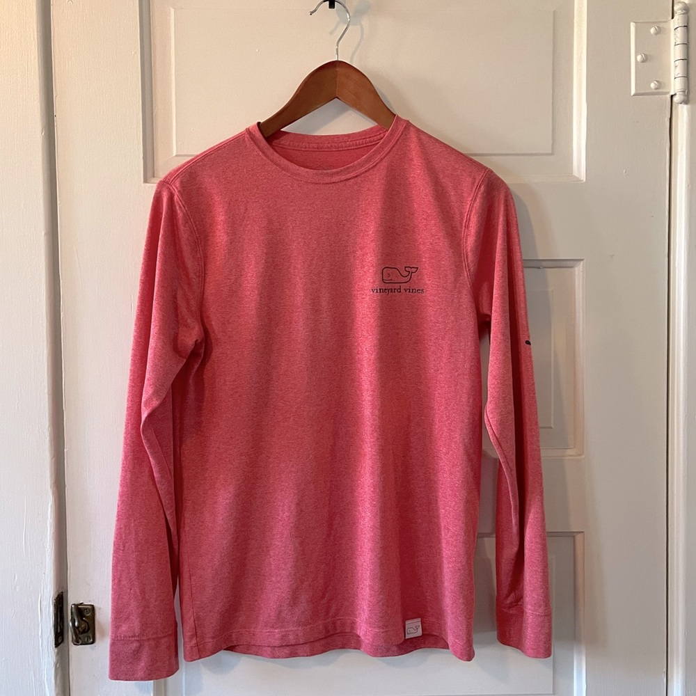 Vineyard Vines Whale Logo Long-Sleeve Harbor Performance Tee - XS